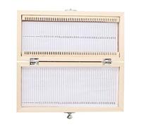 Microscope Slide Box, 50PCS Biology Glass Prepared Microscope Slides Specimens Wooden Slide Storage Box Case