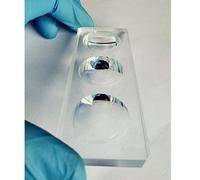 Microscope Slides Kit- Biological Microscope Circular Concave Cavity Blank Slide Optical Glass Multiple Wells Optional Bio-microscope Science Accessory (Color : 3 wells)