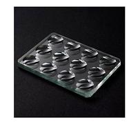 Microscope Slides Kit- Biological Microscope Circular Concave Cavity Blank Slide Optical Glass Multiple Wells Optional Bio-microscope Science Accessory (Color : 6 wells)