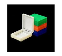 Microscope Slides Storage Box Hold 25 Microslide Slide Microscope Plastic Box,4pcs