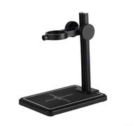 Microscope Stand with Easy Clamp System for Secure Mini Digital Microscope Fixation (Black)