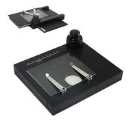 Microscope XY Gliding Stage, Manual Microscope Sliding Table Platform, Travel Range Horizontal 60mm, Ideal for Laboratory Use Macro Micro Photography and Precision Examination