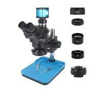 Microscopes, 1080P 48MP 2K 4K USB VGA Video Camera 50X 100X Simul Focal Stereo Trinocular Microscope Set For Phone Soldering PCB Repair(48MP 4K HDMI USB)
