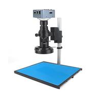 Microscopes Lens Full HD 4K 60FPS 1080P Microscope Camera 200X C-Mount Lens Industrial Electronic Digital Microscope For Repair Soldering Microscope Eyepieces for Optical Microscope(A stand)