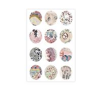 Microscopic Cell Biology Laboratory Science Education Canvas Poster Wall Art Decor Print Picture Paintings for Living Room Bedroom Decoration 24x36inch(60x90cm)