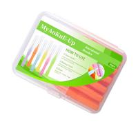 Microscopic Eyebrow Brush Brow Lamination Brush Spoolie for Brow Lash Lash Filler Eyebrow Lift Tint Tool Microscopic with Caps