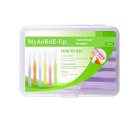 Microscopic Eyebrow Brush With Caps Brow Lamination Brush Multifunctional Lash Comb For Eyebrow Eyelash Extensions Tools