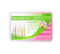 Microscopic Eyebrow Brush with Caps Brow Spoolie Eyebrow Lamination Lash Mascara Comb Lash Extension Brow Lamination Brush Spoolie