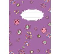 Microscopic Thoughts Notebook: A Lab Notebook for Curious Minds with virus and bacteria design, College, 100 Pages