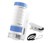 Microscopio portátil para niños, microscopio para niños, Microscopio portátil de mano 60X-120X, Microscopios portátiles de mano, miniscopio de juguete, juguete educativo de ciencia con Clip para teléf