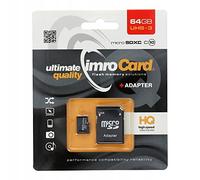 microSDXC Card 64GB Class 10 UHS-3 Adapter
