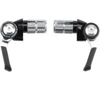 microSHIFT | Bar End Shifter Set | 8-Speed Road | Double/Triple | Shimano Compatible | Black