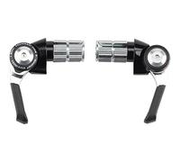 microSHIFT | Bar End Shifter Set | 8-Speed Road | Double/Triple | Shimano Compatible | Black