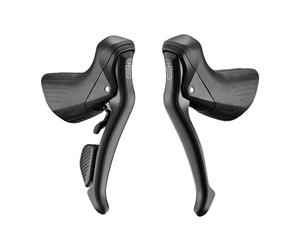 microSHIFT Sword Black Drop Bar Shifter/Brake Lever Set - 1 x 9-Speed, Black