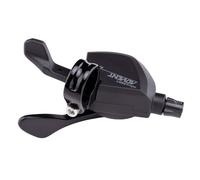 Microshift Unisex - Adult Thumb Shifter - Advent - 2 x 9 Speed, Flat Bar Xpress Trigger, Left Side Thumb Shifter, Black, One Size