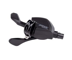 Microshift Unisex - Adult Thumb Shifter - Advent - 2 x 9 Speed, Flat Bar Xpress Trigger, Left Side Thumb Shifter, Black, One Size