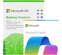 Microsoft 365 Business Premium + Copilot Business | Annual subscription | 1 User | 15 Devices