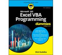 Microsoft 365 Excel VBA Programming For Dummies