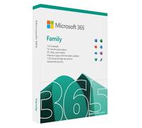 Microsoft 365 Family Medialess 1 Year Subscription 6 Users - Retail Boxed