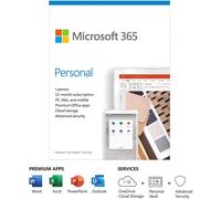 Microsoft 365 Personal Box Pack | 1-User | 1 Year Licence | Medialess | English