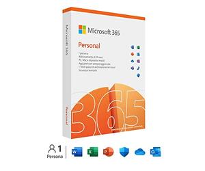 Microsoft 365 Personal [IT] 1Y Subscr.P8+++ for Windows 10 / MacOS only