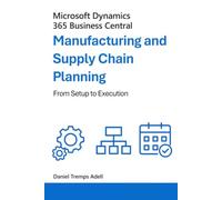 Microsoft Dynamics 365 Business Central. Manufacturing and supply chain planning: From setup to execution