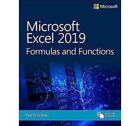 Microsoft Excel 2019 Formulas and Functions (Business Skills)