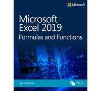 MICROSOFT EXCEL 2019 FORMULAS & FUNCTION by Paul McFedries Paperback Self Help