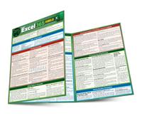 Microsoft Excel 365 Formulas: A Quickstudy Laminated Reference Guide
