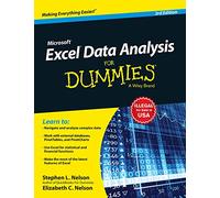 Microsoft Excel Data Analysis For Dummies, 3Ed
