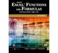 Microsoft Excel Functions and Formulas with Excel 2019/Office 365