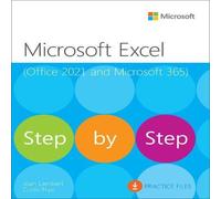 Microsoft Excel Step by Step (Office 2021 and Microsoft 365) Paperback Book Curtis Frye Multi One Size