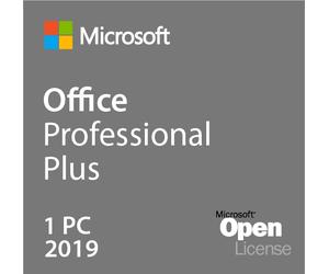 Microsoft Office 2019 Professional Plus Open License, terminal server suitable, volume license