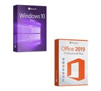 Microsoft Office 2019 Professional Plus + Windows 10 Professional License for 3 devices