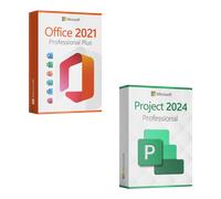 Microsoft Office 2021 Professional Plus + Microsoft Project 2024 Professional license for 3 devices