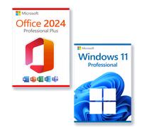 Microsoft Office 2024 Professional Plus + Microsoft Windows 11 Professional license for 3 PCs
