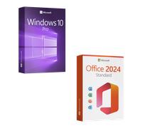 Microsoft Office 2024 Standard + Microsoft Windows 10 Professional license for 3 devices