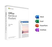 Microsoft Office Home & Student 2019 1 license(s) 1 year(s) French - Software suites (1 license(s), 1 year(s), French, 4000 MB, 2048 MB, 1280 x 768 pixels)
