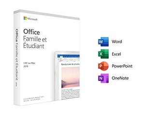 Microsoft Office Home & Student 2019 1 license(s) 1 year(s) French - Software suites (1 license(s), 1 year(s), French, 4000 MB, 2048 MB, 1280 x 768 pixels)