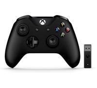 Microsoft PC Xbox Black Controller with Wireless Adapter for Windows