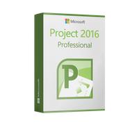 Microsoft Project 2016 Professional license for 3 devices
