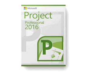 Microsoft Project 2016 Professional license for 3 PCs