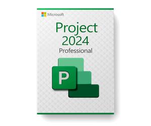 Microsoft Project 2024 Professional license for 3 PCs