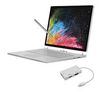 Microsoft Surface Book 2 13.5-Inch PixelSense Display Notebook (Silver) - (Intel i7-8650U, 8 GB RAM, 256 GB SSD, NVIDIA GeForce GTX 1050 Graphics, Windows 10 Pro)