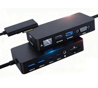 Microsoft Surface Dock - New 12-in-1 Docking Station for Surface Pro 11/10/9/8/X/7/6/5/4/3/, Laptop 7/6/5/4/3/2/1, Book, Go Series, Triple Displays (Dual HDMI + VGA) Surface-pro Docking Station