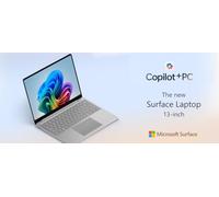 Microsoft Surface Laptop | Copilot+ PC | 13” LCD Touchscreen | Snapdragon® X Plus | 16GB Memory | 256GB SSD | Latest Model, 1st Edition | Platinum