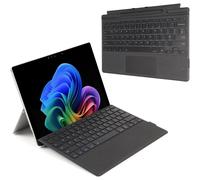 Microsoft Surface Pro 11/10 / 9/8 / X Signature Keyboard, Slim QWERTY Wireless Bluetooth Keyboard Cover, 7 Color Backlight, Precision Touchpad