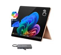 Microsoft Surface Pro 11, 13" 120Hz 2.8K Touchscreen, Copilot+ PC Tablet, 10-Core Snapdragon X Plus w/AI NPU, 16GB RAM, 1TB SSD, WiFi 7, 4K Webcam, Docking Station, Win 11, WiFi Only, Dune