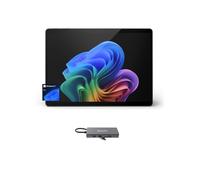 Microsoft Surface Pro 11 Copilot+ PC with 11-in-1 Hub, 13” OLED 4K, Touchscreen, Snapdragon X Elite, AI-Enhanced Camera, Long Battery Life, Sustainable, 16GB RAM, 512GB SSD, Win 11 Pro, Black