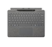 Microsoft Surface Pro 13" Keyboard with Slim Pen | Platinum | Compatible with Surface Pro 13" (11th Edition), Surface Pro 9, or Surface Pro 8